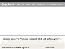 Tablet Screenshot of brassspatula.com